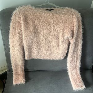 Pink Fuzzy Sweater